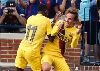 تشكيل برشلونة ضد إشبيلية ديمبلي أساسي ا وجريزمان بديلا