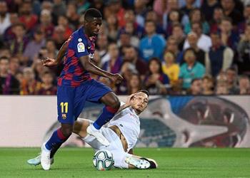 ديمبلي يهدي فالفيردي رقما مميزا مع برشلونة ضد إشبيلية