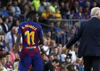 آمل ا في مشاركته في الكلاسيكو ماركا برشلونة يقدم التماس ا ضد طرد ديمبلي أمام إشبيلية