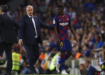 برشلونة يتخذ قرار ا هام ا تجاه عقوبتي ديمبلي وأراخو