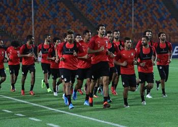 منتخب مصر يخوض تدريباته استعداد ا لـ بتسوانا