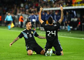 بالفيديو أوكامبوس يسجل هدف الأرجنتين الثاني أمام ألمانيا