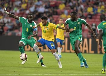 فيديو التعادل الإيجابي يحسم مباراة البرازيل والسنغال الودية