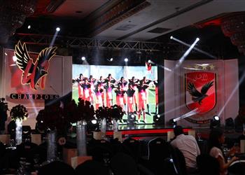 بالفيديو والصور حفل تسليم درع الدوري للنادي الأهلي 2019 كلمة محمود الخطيب النارية وتكريم مؤمن زكريا