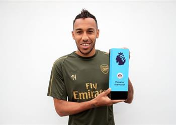 أوباميانج لاعب شهر سبتمبر في الدوري الإنجليزي