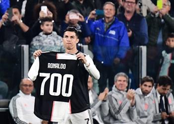 فيديو رئيس يوفنتوس ي كرم رونالدو احتفالا برقمه المميز