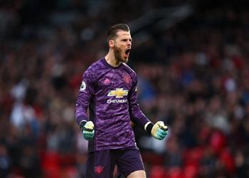 دي خيا لست سعيد ا بتعادل مانشستر يونايتد مع ليفربول في البريميرليج