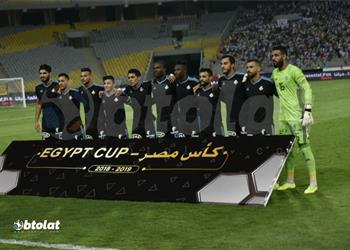 فيديو بيراميدز يتقدم على الإنتاج الحربي بثنائية في الشوط الأول