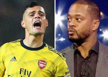 حرب كلامية بين إيفرا وتشاكا الفرنسي يصف آرسنال بالأطفال والسويسري يرد