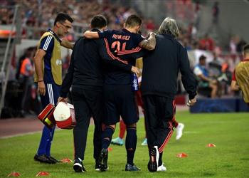 صورة بايرن ميونخ يتلقى ضربة ثلاثية رغم الفوز على أولمبياكوس في دوري أبطال أوروبا