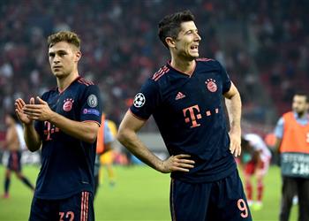 ليفاندوفسكي بعد الفوز على أولمبياكوس نريد التأهل لثمن نهائي دوري الأبطال بأقصى سرعة