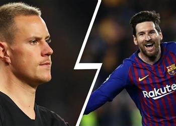 بعد تألقه أمام سلافيا براج بالأرقام تير شتيجن لا يقل أهمية عن ميسي في برشلونة بالمواسم الأخيرة