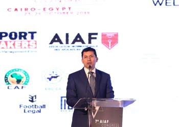 نصر عزام يكشف تفاصيل استضافة كونجرس الاتحاد الدولي لمحامي كرة القدم في مصر