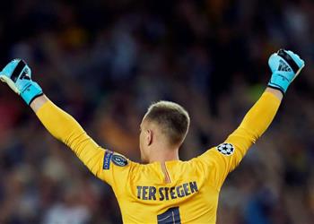 تير شتيجن لا يستبعد تكرار برشلونة مباراتي روما وليفربول مرة أخرى