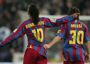 ميسي رونالدو أفضل مهاجم وتمنيت اللعب لفترة أطول مع رونالدينيو