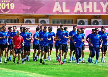 مران الأهلي انتظام الدوليين وإصابة وليد سليمان