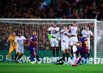 بالفيديو ميسي يسجل هدف ا رائع ا لبرشلونة أمام بلد الوليد