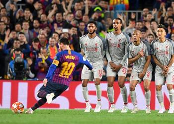 بالفيديو ميسي ملك الركلات الحرة مع برشلونة في الدوري الاسباني