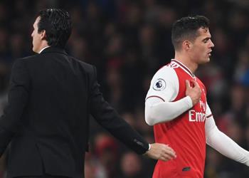 رغم اعتذاره لجماهير آرسنال إيمري يفضل استبعاد تشاكا عن مواجهة وولفرهامبتون