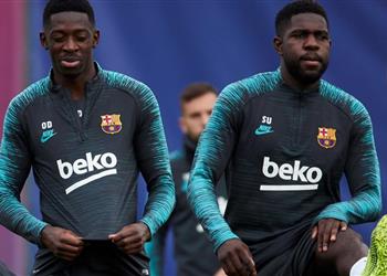 أومتيتي يعود إلى تدريبات برشلونة