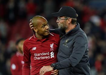 كلوب عن استبعاد فابينيو أمام أستون فيلا بسبب مانشستر سيتي لم أتخذ قراري بعد