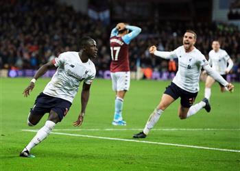 بالفيديو ماني ي فسد مخطط تريزيجيه وأستون فيلا ويحافظ على الصدارة لليفربول بمشاركة صلاح