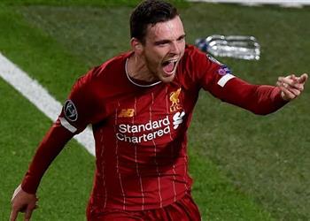 بالفيديو روبرتسون يسجل هدف تعادل ليفربول أمام أستون فيلا