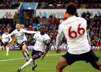 بالفيديو ساديو ماني ينقذ ليفربول أمام أستون فيلا في الدوري الإنجليزي