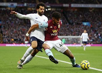 تقييم ضعيف لـ محمد صلاح في مباراة ليفربول وأستون فيلا