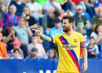 ميسي يحقق رقم ا قياسي ا في خسارة برشلونة أمام ليفانتي