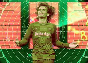 إحصائية مثيرة للدهشة لـ جريزمان مع برشلونة