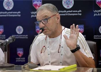 طلعت يوسف راض عن النتيجة أمام المحرق البحريني ومباراة العودة صعبة على الفريقين