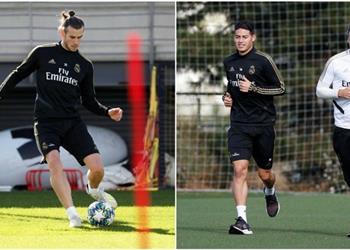 استمرار غياب بيل وخاميس عن تدريبات ريال مدريد قبل مباراة جالطة سراي