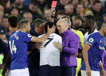 الاتحاد الإنجليزي يلغي طرد سون هيونج أمام إيفرتون رغم إصابة أندريه جوميز المروعة