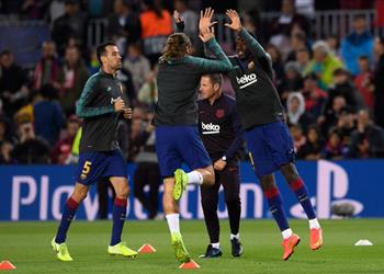 نجم برشلونة يتعرض لإصابة في لقاء سلافيا براج