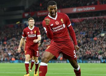 بالفيديو فينالدوم يسجل الهدف الأول لـ ليفربول أمام جينك
