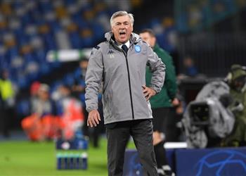 تصرف غريب من أنشيلوتي بعد تعادل نابولي وسالزبورج في دوري أبطال أوروبا