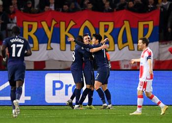 توتنهام يضرب النجم الأحمر برباعية في دوري أبطال أوروبا