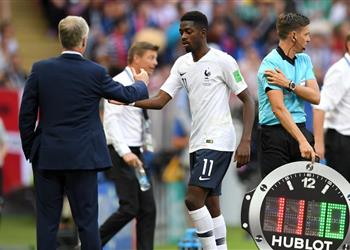 ديشامب يعلن سبب استبعاد ديمبلي وأومتيتي من قائمة فرنسا