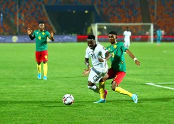 لاعب غانا بعد فوزه بجائزة رجل مباراة الكاميرون نحن فريق جماعي وسنحاول التعلم من الأخطاء