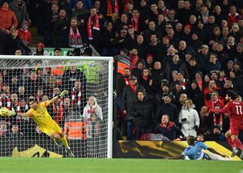 بالفيديو محمد صلاح يسجل الهدف الثاني لـ ليفربول أمام مانشستر سيتي