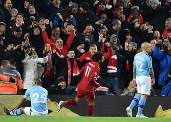 ترتيب هدافي الدوري الإنجليزي بعد هدف محمد صلاح في مباراة ليفربول ومانشستر سيتي بالجولة 12