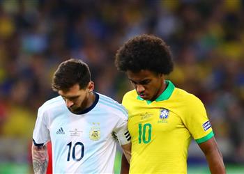 قبل مباراة الأرجنتين والبرازيل ويليان ميسي أفضل لاعب في العالم ونعرف كيفية إيقافه