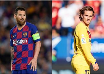 جودين يهاتف نجم برشلونة للتدخل في أزمة ميسي وجريزمان