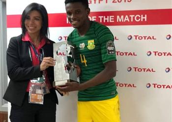 موكوينا أفضل لاعب في مباراة جنوب إفريقيا وكوت ديفوار بأمم افريقيا تحت 23 عام ا