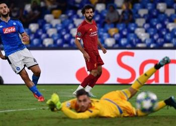 حارس نابولي أفضل تصدي لي هذا الموسم كان أمام محمد صلاح في دوري أبطال أوروبا