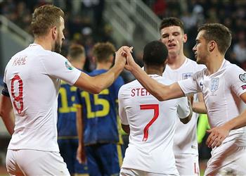 فيديو إنجلترا تنهي مشوارها في تصفيات يورو 2020 برباعية أمام كوسوفو