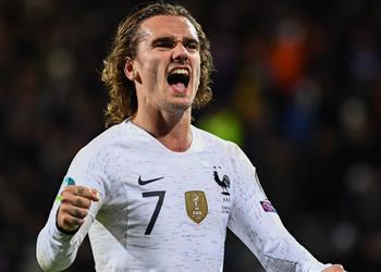 فيديو جريزمان يدخل قائمة هدافي الـ30 بعد مباراة فرنسا وألبانيا