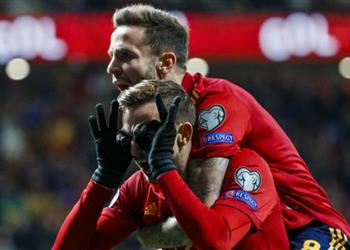 فيديو إسبانيا تفوز على رومانيا بخماسية في ختام مشوارها بتصفيات يورو 2020