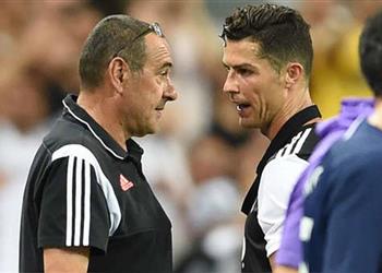 بعد واقعة مباراة يوفنتوس وميلان ساري يجتمع مع كريستيانو رونالدو